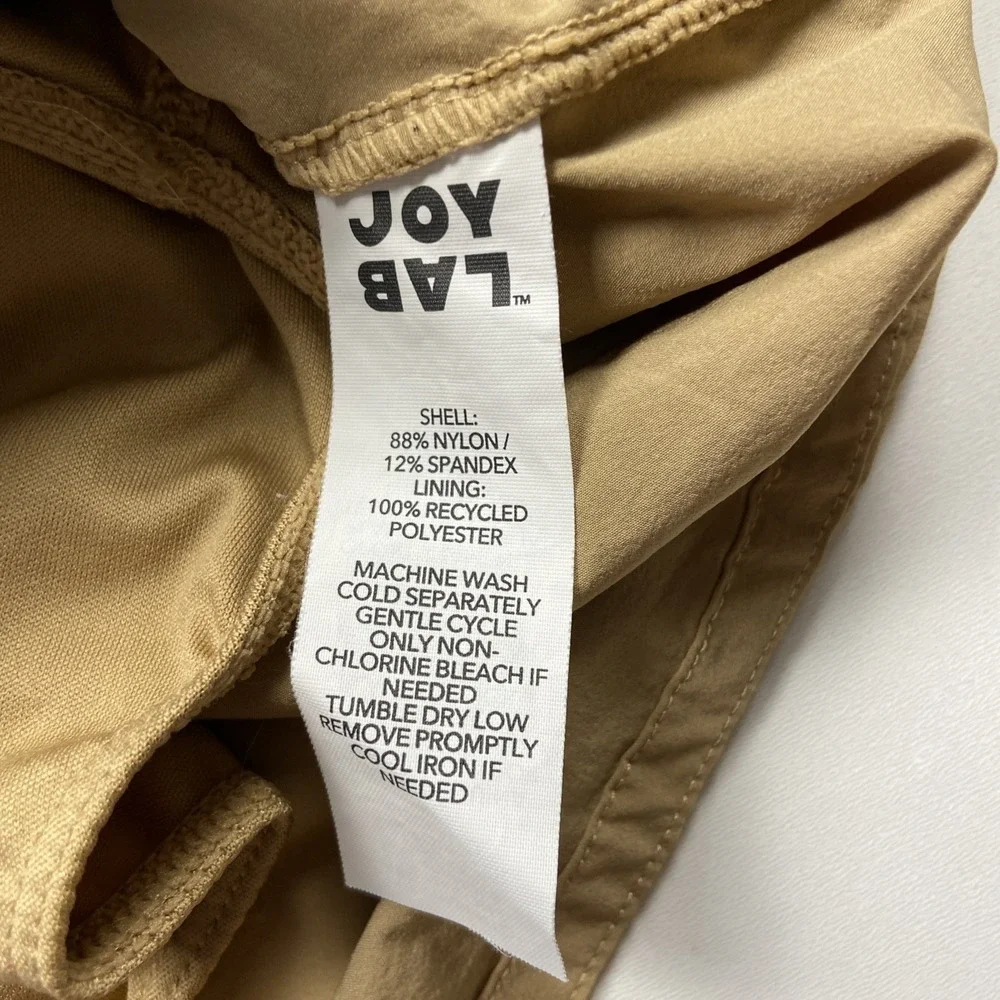 JoyLab Activewear Shorts Size XS Beige Lined Running Nylon Blend Athleisure - Picture 8 of 8